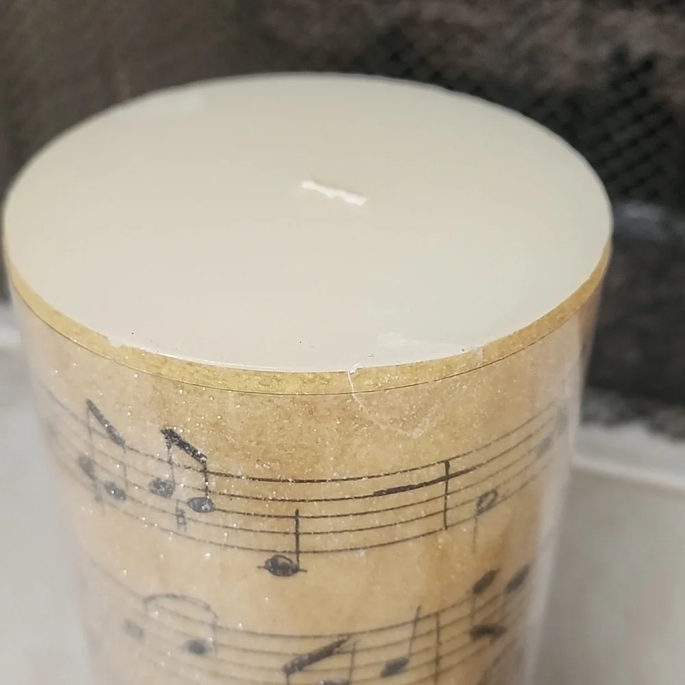 ‼️LAST SET!!‼️ 🕯POTTERY BARN MUSIC NOTE CANDLES🕯
